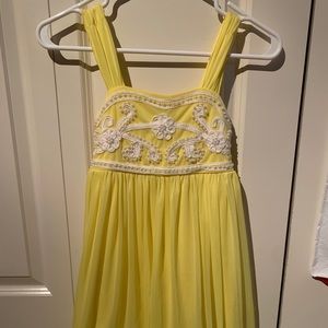 Yellow Beaded dress